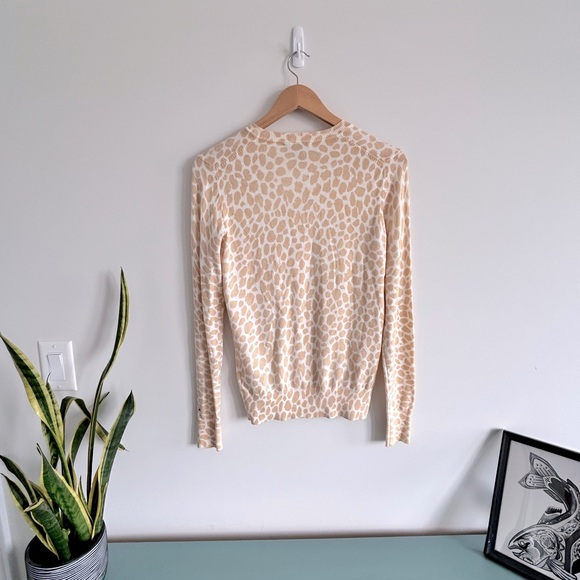 Tommy Hilfiger Animal Print Cardigan - Size XS - Picture 5 of 6
